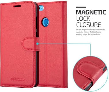 Cadorabo Funda Libro para Honor 9 LITE en ROJO CARMiN - Cub Cadorabo Funda Libro para Honor 9 LITE en ROJO CARMiN - Cub
