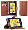 Cadorabo Funda Libro para Nokia Lumia 520 en MARRoN CHOCOLA Cadorabo Funda Libro para Nokia Lumia 520 en MARRoN CHOCOLA