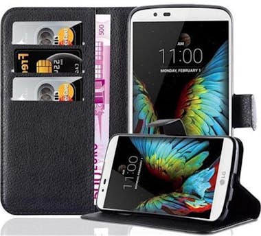 Cadorabo Funda Libro para LG K10 / M2 en NEGRO FANTASMA - C Cadorabo Funda Libro para LG K10 / M2 en NEGRO FANTASMA - C