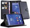 Cadorabo Funda Libro para Sony Xperia C4 en NEGRO FANTASMA Cadorabo Funda Libro para Sony Xperia C4 en NEGRO FANTASMA