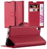 Cadorabo Funda Libro para Sony Xperia XA en ROJO CARMiN - C Cadorabo Funda Libro para Sony Xperia XA en ROJO CARMiN - C