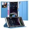 Cadorabo Funda Libro para Sony Xperia Z1 en AZUL PASTEL - C Cadorabo Funda Libro para Sony Xperia Z1 en AZUL PASTEL - C
