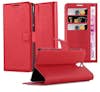 Cadorabo Funda Libro para HTC ONE E9 PLUS en ROJO CARMiN - Cadorabo Funda Libro para HTC ONE E9 PLUS en ROJO CARMiN -