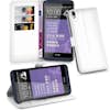 Cadorabo Funda Libro para HTC Desire 816 en BLANCO aRTICO - Cadorabo Funda Libro para HTC Desire 816 en BLANCO aRTICO -