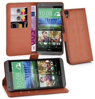 Cadorabo Funda Libro para HTC Desire 820 en MARRoN CHOCOLAT Cadorabo Funda Libro para HTC Desire 820 en MARRoN CHOCOLAT