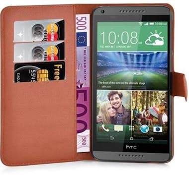 Cadorabo Funda Libro para HTC Desire 820 en MARRoN CHOCOLAT Cadorabo Funda Libro para HTC Desire 820 en MARRoN CHOCOLAT