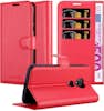 Cadorabo Funda Libro para Motorola MOTO E5 en ROJO CARMiN - Cadorabo Funda Libro para Motorola MOTO E5 en ROJO CARMiN -