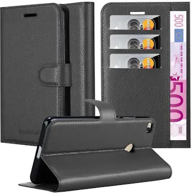 Cadorabo Funda Libro para Xiaomi Mi MAX 2 en NEGRO FANTASMA Cadorabo Funda Libro para Xiaomi Mi MAX 2 en NEGRO FANTASMA