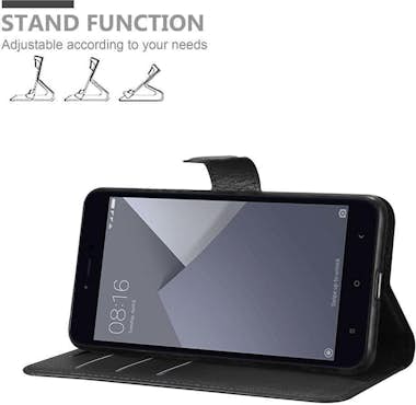 Cadorabo Funda Libro para Xiaomi RedMi Note 5A en NEGRO FAN Cadorabo Funda Libro para Xiaomi RedMi Note 5A en NEGRO FAN
