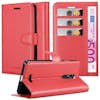 Cadorabo Funda Libro para Alcatel 3C en ROJO CARMiN - Cubie Cadorabo Funda Libro para Alcatel 3C en ROJO CARMiN - Cubie