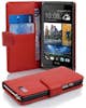 Cadorabo Funda Libro para HTC DESIRE 600 en ROJO INFIERNO - Cadorabo Funda Libro para HTC DESIRE 600 en ROJO INFIERNO -