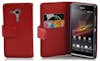 Cadorabo Funda Libro para Sony Xperia SP en ROJO INFIERNO - Cadorabo Funda Libro para Sony Xperia SP en ROJO INFIERNO -