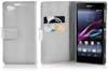 Cadorabo Funda Libro para Sony Xperia Z1 COMPACT en BLANCO Cadorabo Funda Libro para Sony Xperia Z1 COMPACT en BLANCO