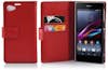 Cadorabo Funda Libro para Sony Xperia Z1 COMPACT en ROJO IN Cadorabo Funda Libro para Sony Xperia Z1 COMPACT en ROJO IN