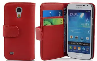 Cadorabo Funda Libro para Samsung Galaxy S4 MINI en ROJO DE Cadorabo Funda Libro para Samsung Galaxy S4 MINI en ROJO DE