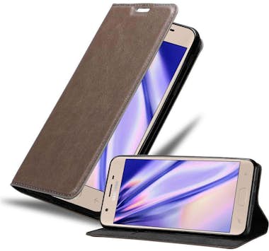 Cadorabo Funda Libro para Samsung Galaxy J3 2018 en MARRoN Cadorabo Funda Libro para Samsung Galaxy J3 2018 en MARRoN