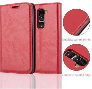 Cadorabo Funda Libro para LG G2 MINI en ROJO MANZANA - Cubi Cadorabo Funda Libro para LG G2 MINI en ROJO MANZANA - Cubi