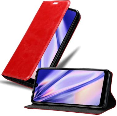 Cadorabo Funda Libro para LG Q60 en ROJO MANZANA - Cubierta Cadorabo Funda Libro para LG Q60 en ROJO MANZANA - Cubierta
