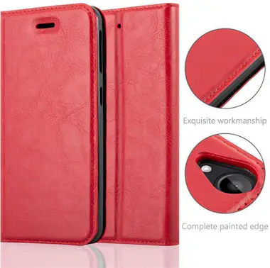 Cadorabo Funda Libro para HTC DESIRE 530 / 630 en ROJO MANZ Cadorabo Funda Libro para HTC DESIRE 530 / 630 en ROJO MANZ