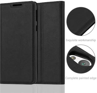 Cadorabo Funda Libro para Sony Xperia E5 en NEGRO ANTRACITA Cadorabo Funda Libro para Sony Xperia E5 en NEGRO ANTRACITA