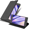 Cadorabo Funda Libro para Sony Xperia XA en NEGRO ANTRACITA Cadorabo Funda Libro para Sony Xperia XA en NEGRO ANTRACITA