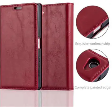 Cadorabo Funda Libro para Sony Xperia Z5 COMPACT en ROJO MA Cadorabo Funda Libro para Sony Xperia Z5 COMPACT en ROJO MA