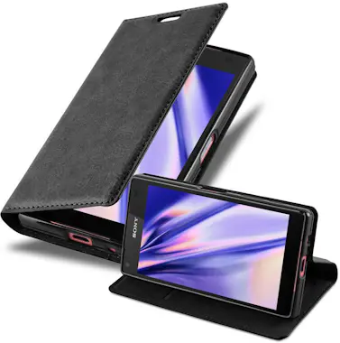 Cadorabo Funda Libro para Sony Xperia Z5 COMPACT en NEGRO A Cadorabo Funda Libro para Sony Xperia Z5 COMPACT en NEGRO A