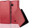 Cadorabo Funda Libro para Nokia Lumia 550 en ROJO MANZANA - Cadorabo Funda Libro para Nokia Lumia 550 en ROJO MANZANA -