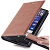 Cadorabo Funda Libro para Nokia Lumia 920 en MARRoN CAPUCHI Cadorabo Funda Libro para Nokia Lumia 920 en MARRoN CAPUCHI