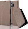 Cadorabo Funda Libro para Nokia Lumia 950 XL en MARRoN CAFe Cadorabo Funda Libro para Nokia Lumia 950 XL en MARRoN CAFe