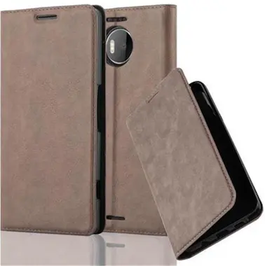 Cadorabo Funda Libro para Nokia Lumia 950 XL en MARRoN CAFe Cadorabo Funda Libro para Nokia Lumia 950 XL en MARRoN CAFe