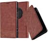 Cadorabo Funda Libro para Nokia Lumia 1020 en MARRoN CAPUCH Cadorabo Funda Libro para Nokia Lumia 1020 en MARRoN CAPUCH