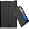 Cadorabo Funda Libro para Motorola MOTO C en NEGRO ANTRACIT Cadorabo Funda Libro para Motorola MOTO C en NEGRO ANTRACIT