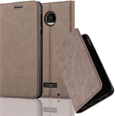 Cadorabo Funda Libro para Motorola MOTO Z FORCE en MARRoN C Cadorabo Funda Libro para Motorola MOTO Z FORCE en MARRoN C