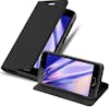 Cadorabo Funda Libro para WIKO U FEEL LITE en NEGRO ANTRACI Cadorabo Funda Libro para WIKO U FEEL LITE en NEGRO ANTRACI