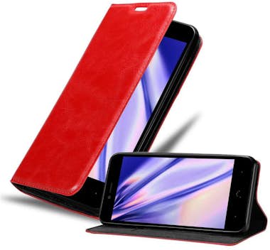 Cadorabo Funda Libro para BQ Aquaris U / U Lite en ROJO MAN Cadorabo Funda Libro para BQ Aquaris U / U Lite en ROJO MAN