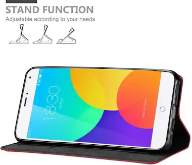 Cadorabo Funda Libro para MEIZU MX4 en ROJO MANZANA - Cubie Cadorabo Funda Libro para MEIZU MX4 en ROJO MANZANA - Cubie