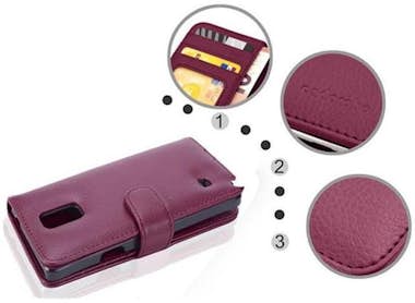 Cadorabo Funda Libro para Samsung Galaxy NOTE 4 en BURDEOS Cadorabo Funda Libro para Samsung Galaxy NOTE 4 en BURDEOS