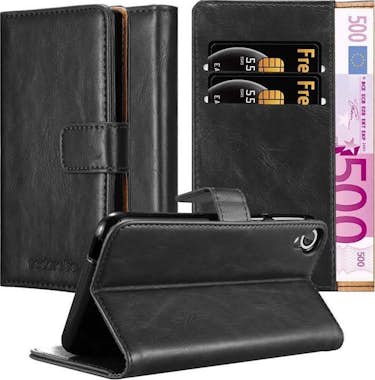 Cadorabo Funda Libro para HTC Desire 820 en NEGRO GRAFITO - Cadorabo Funda Libro para HTC Desire 820 en NEGRO GRAFITO -