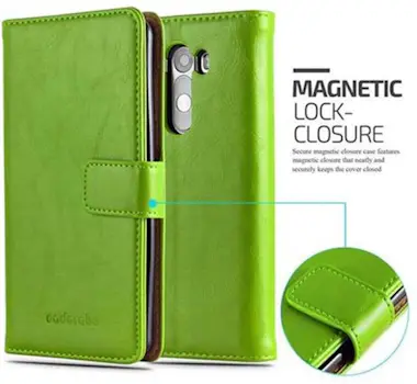 Cadorabo Funda Libro para LG G3 en VERDE HIERBA - Cubierta Cadorabo Funda Libro para LG G3 en VERDE HIERBA - Cubierta
