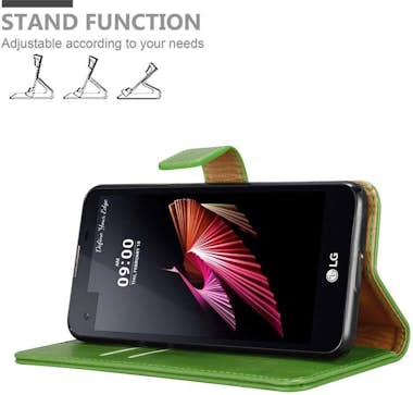 Cadorabo Funda Libro para LG X SCREEN en VERDE HIERBA - Cub Cadorabo Funda Libro para LG X SCREEN en VERDE HIERBA - Cub