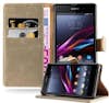 Cadorabo Funda Libro para Sony Xperia Z1 en MARRoN CAPUCHIN Cadorabo Funda Libro para Sony Xperia Z1 en MARRoN CAPUCHIN