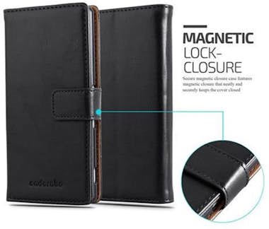 Cadorabo Funda Libro para Sony Xperia Z4 en NEGRO GRAFITO - Cadorabo Funda Libro para Sony Xperia Z4 en NEGRO GRAFITO -