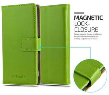 Cadorabo Funda Libro para Sony Xperia Z4 en VERDE HIERBA - Cadorabo Funda Libro para Sony Xperia Z4 en VERDE HIERBA -