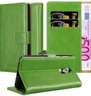 Cadorabo Funda Libro para ZTE AXON 7 MINI en VERDE HIERBA - Cadorabo Funda Libro para ZTE AXON 7 MINI en VERDE HIERBA -