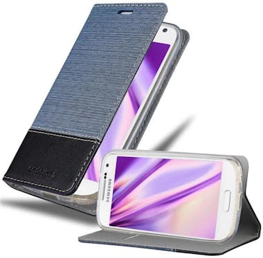 Cadorabo Funda Libro para Samsung Galaxy S4 MINI en AZUL OS Cadorabo Funda Libro para Samsung Galaxy S4 MINI en AZUL OS