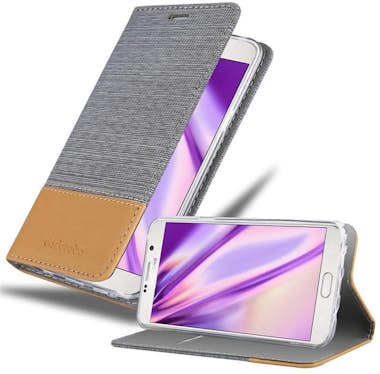 Cadorabo Funda Libro para Samsung Galaxy NOTE 5 en GRIS CLA Cadorabo Funda Libro para Samsung Galaxy NOTE 5 en GRIS CLA