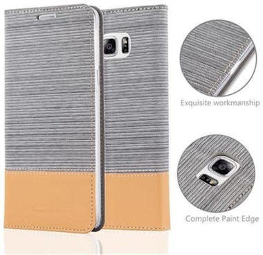 Cadorabo Funda Libro para Samsung Galaxy NOTE 5 en GRIS CLA Cadorabo Funda Libro para Samsung Galaxy NOTE 5 en GRIS CLA
