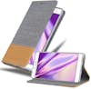 Cadorabo Funda Libro para Huawei P8 en GRIS CLARO MARRoN - Cadorabo Funda Libro para Huawei P8 en GRIS CLARO MARRoN -
