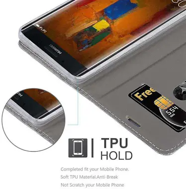 Cadorabo Funda Libro para Huawei MATE 9 PRO en GRIS CLARO M Cadorabo Funda Libro para Huawei MATE 9 PRO en GRIS CLARO M